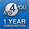 AVS4YOU One Year Subscription